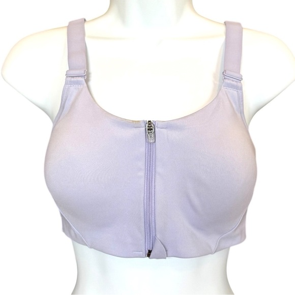 All in Motion purple and burgundy front closure sports bra bundle 34C - Picture 1 of 7